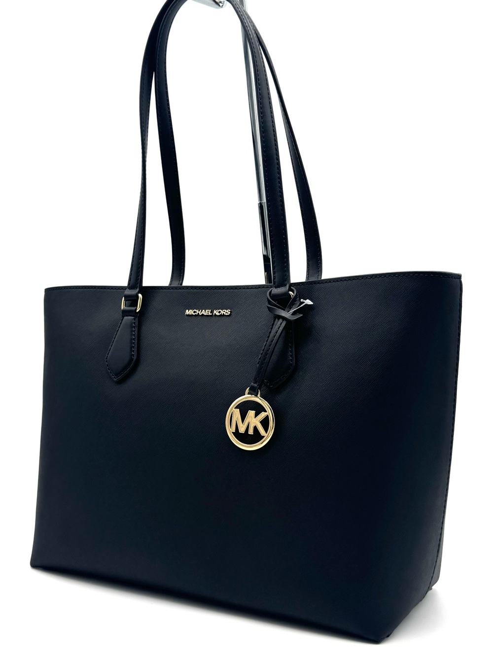 Michael Kors Bag Large Sheila Mf Tote Bag Black/Gold